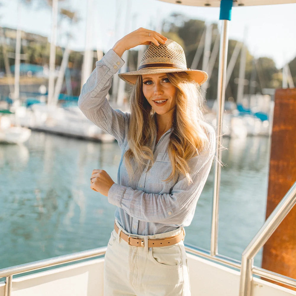 Cubana | Womens Seagrass Straw Sun Hat