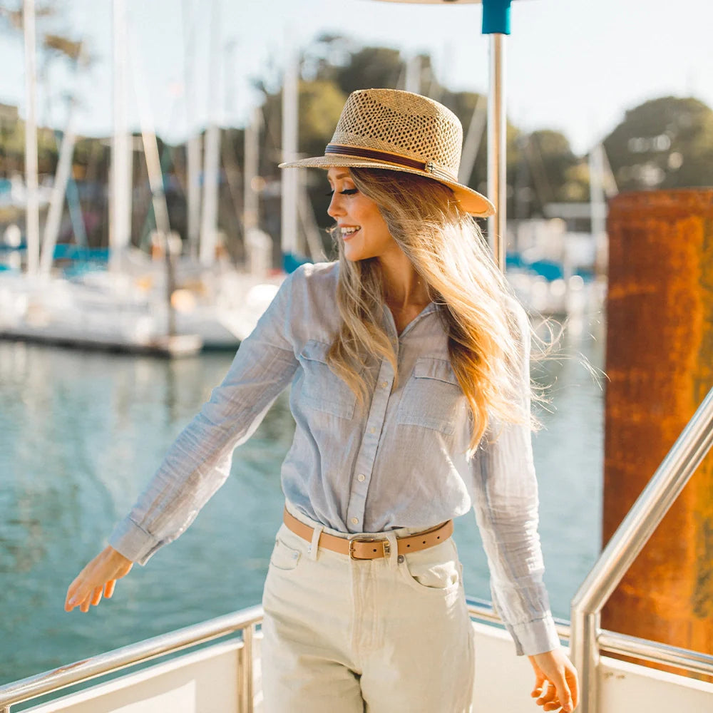Cubana | Womens Seagrass Straw Sun Hat