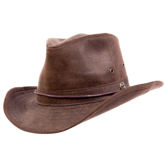 Irwin | Mens Brown Western Weathered Outback Hat